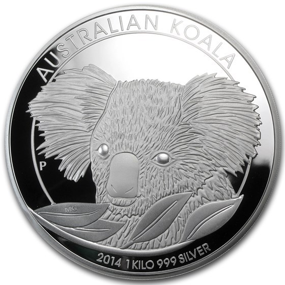 2014 Australia 1 kilo Silver Koala Proof 2014 Australia 1 kilo Silver Koala Proof